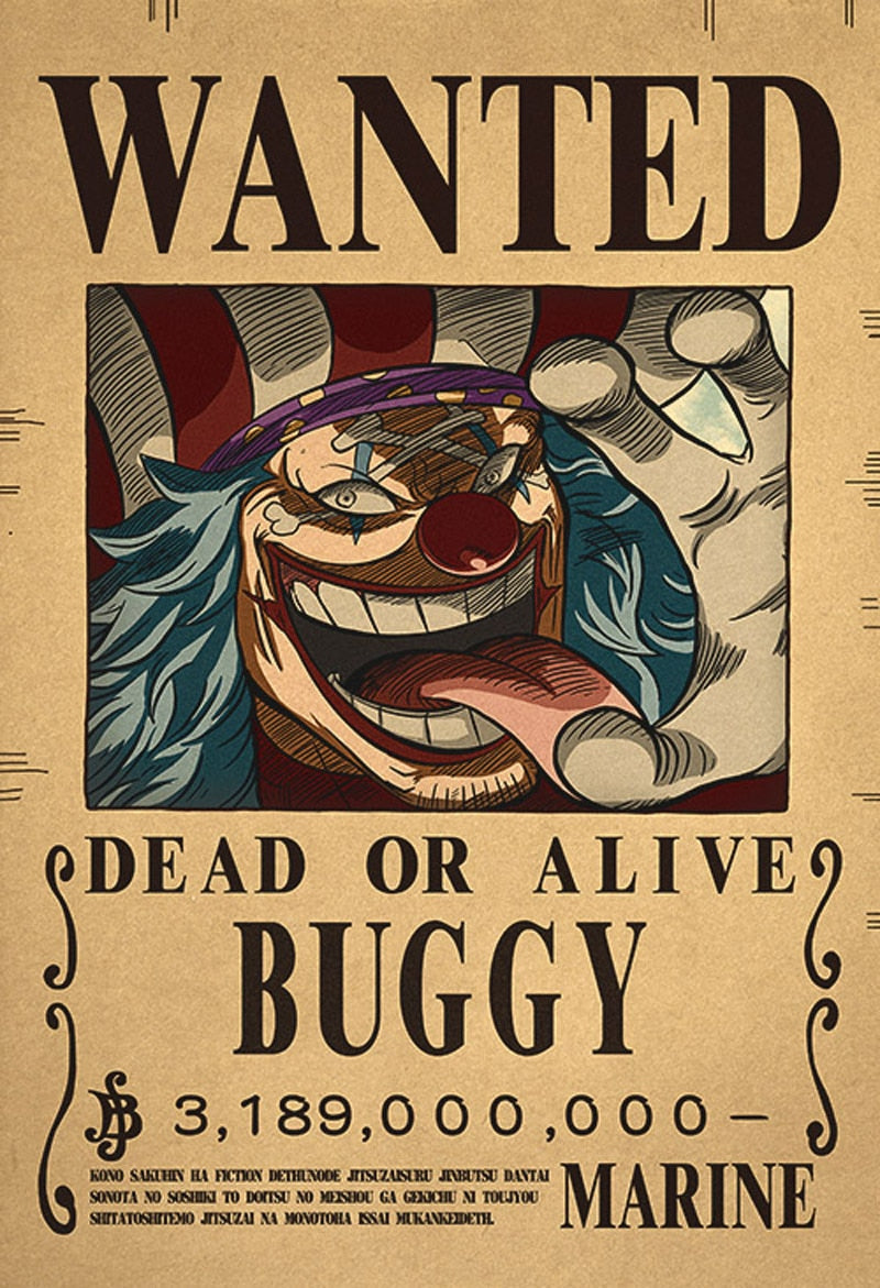 Cartazes de Procurado One Piece