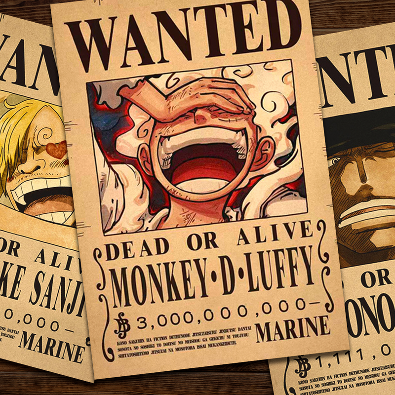 Cartazes de Procurado One Piece